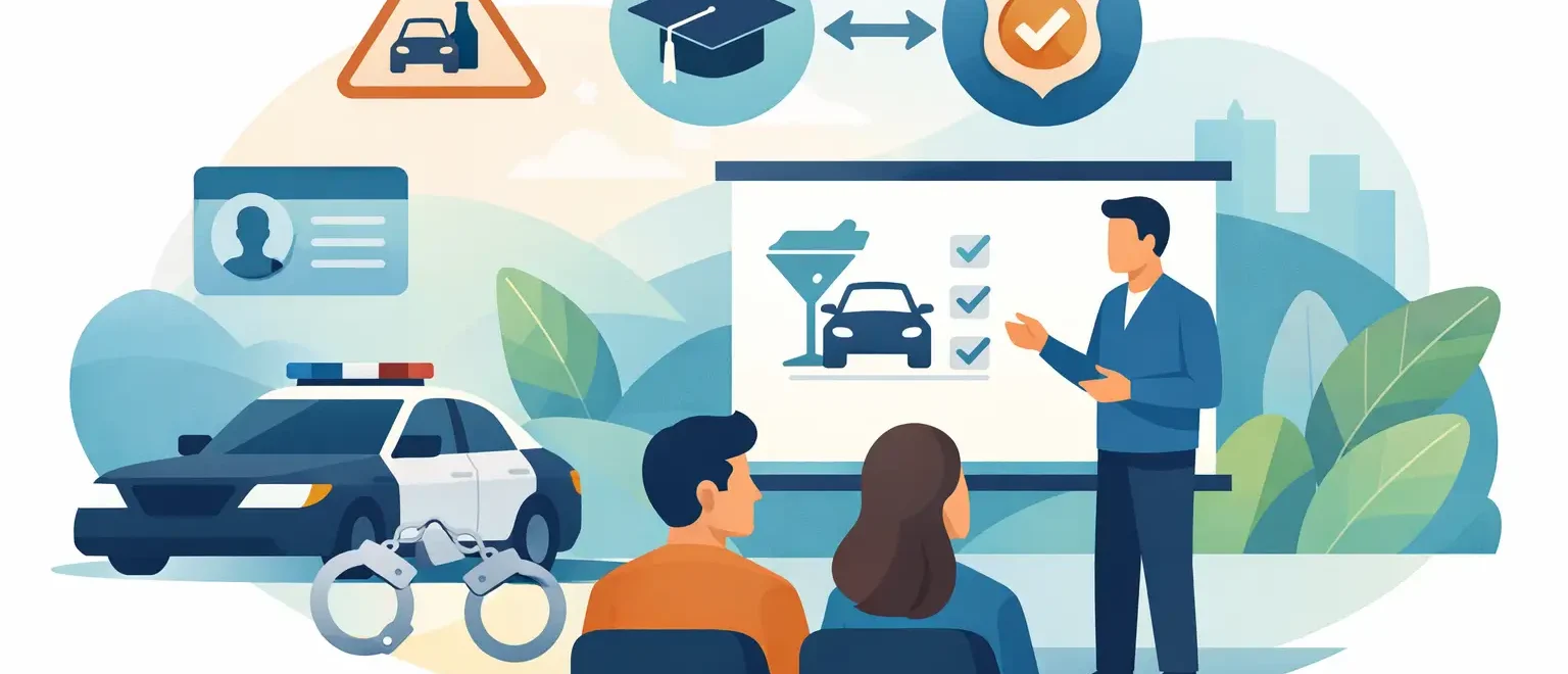 Cómo elegir cursos sobre conducción bajo los efectos del alcohol con formadores certificados