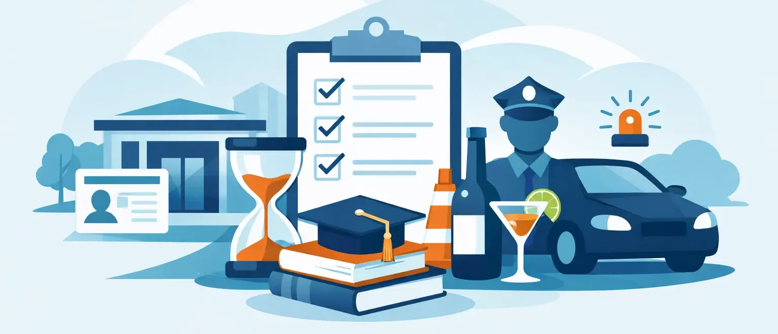 Explicación clara de los requisitos de los cursos sobre conducción bajo los efectos del alcohol del DMV