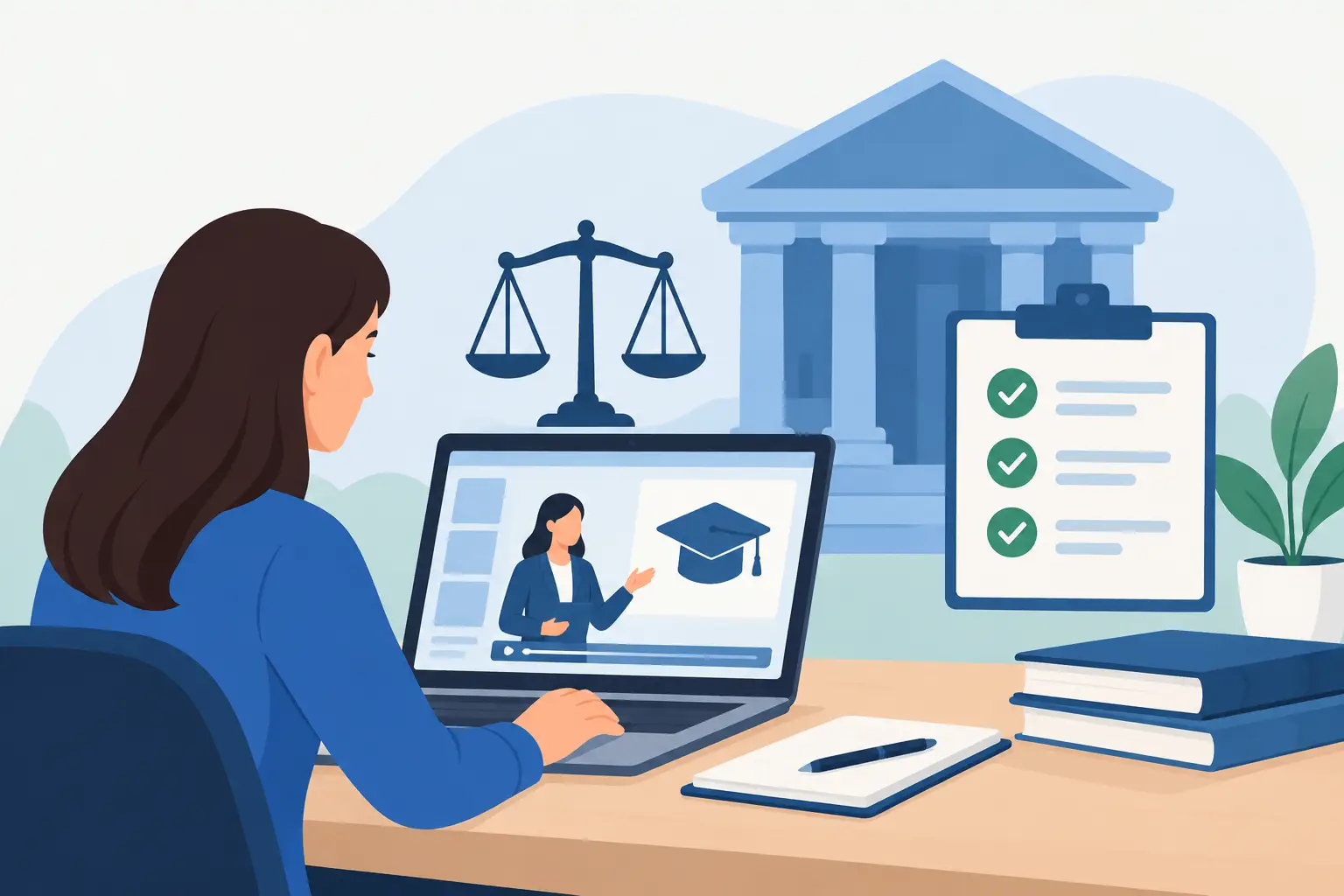 ¿Aceptan los tribunales los cursos en línea? Qué hay que comprobar