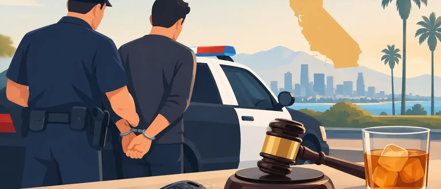 Requisitos en California en caso de conducción bajo los efectos del alcohol tras una detención