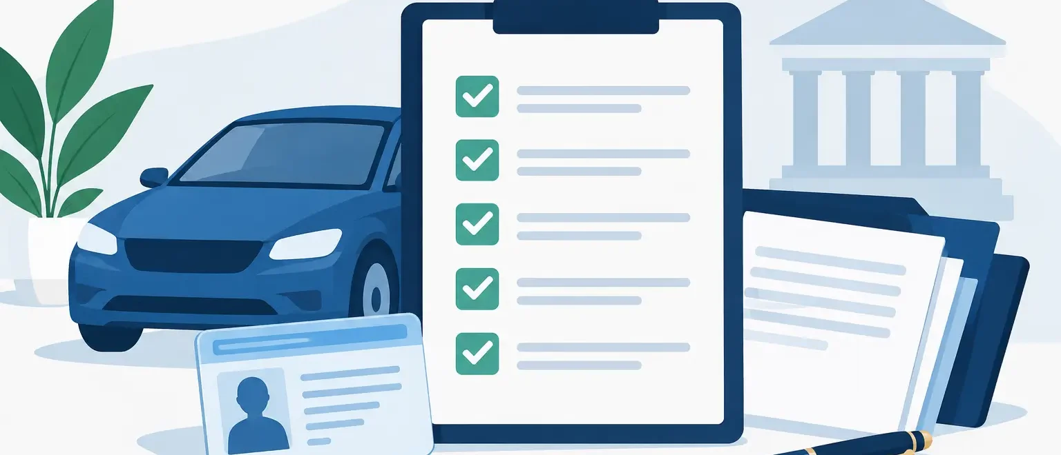 Lista de comprobación de documentos imprescindibles para la recuperación del permiso de conducir tras una infracción por conducir bajo los efectos del alcohol