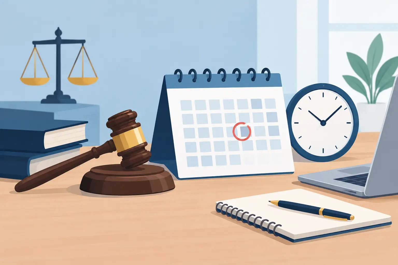 Cómo cumplir a tiempo con los plazos de los cursos judiciales